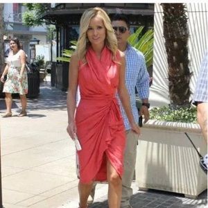 all saints cancity dress pink